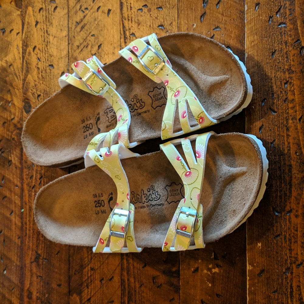 Birkis by Birkenstock coneflower design
